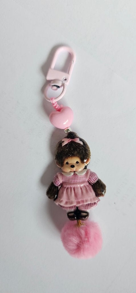 rose monchichi keychain, Verzamelen, Ophalen of Verzenden, Nieuw, Overige typen