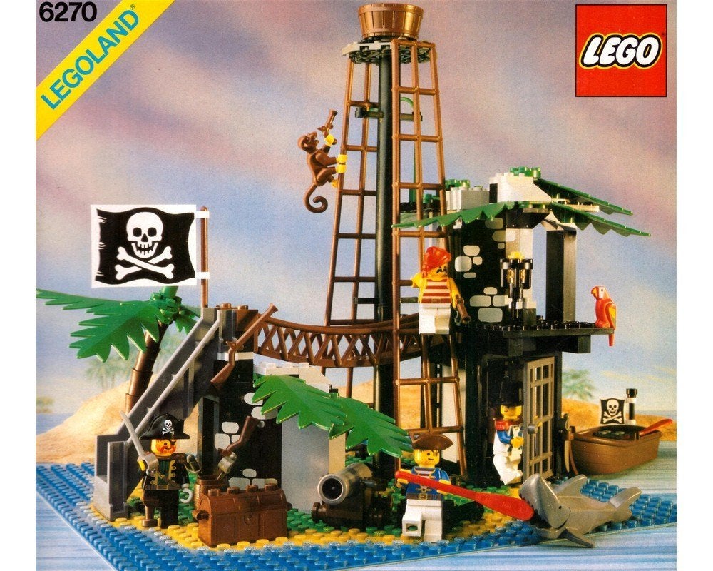 Lego Pirates I Set 6270 - Forbidden Island, Gebruikt, Lego, Complete set, Pirates