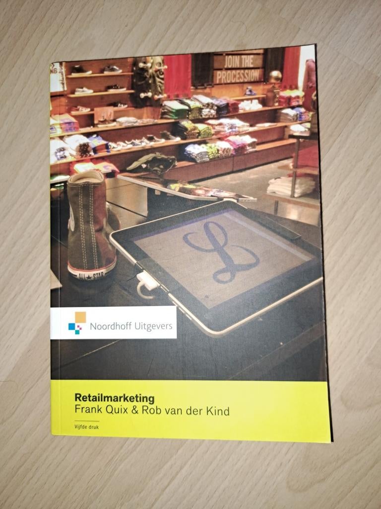 Retailmarketing - Frank Quix & Rob van der Kind (5e druk), Boeken, Studieboeken en Cursussen, Gelezen, Frank Quix & Rob van der Kind