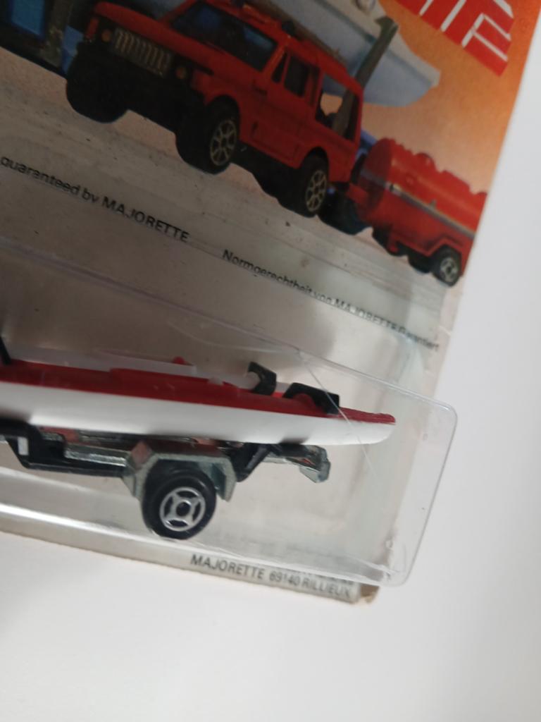 Majorette Speelgoedauto met boot - Nieuw in verpakking, Ophalen of Verzenden, Nieuw