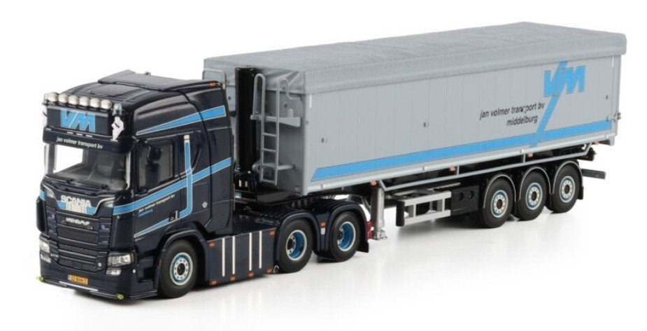 WSI SCANIA R HIGHLINE + TIPPER VOLUME TRAILER - JAN VOLMER, Wsi, ., Nieuw, Ophalen of Verzenden