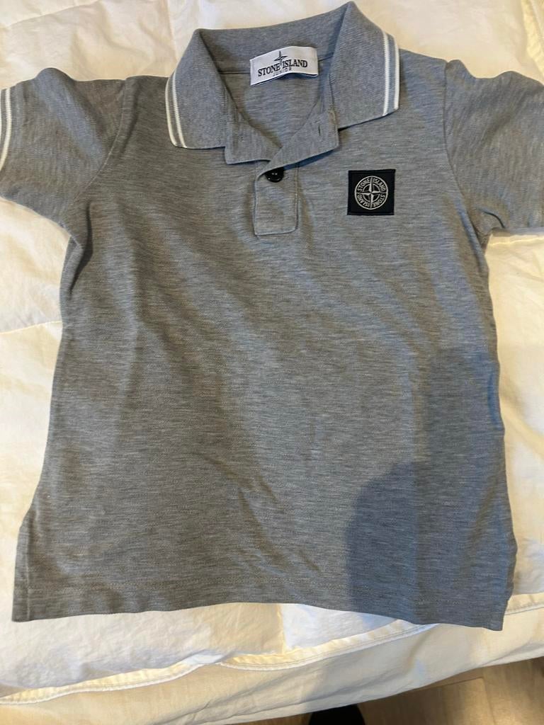 Stone Island Kinder Polo Shirt Grijs, Ophalen, Zo goed als nieuw, Jongen