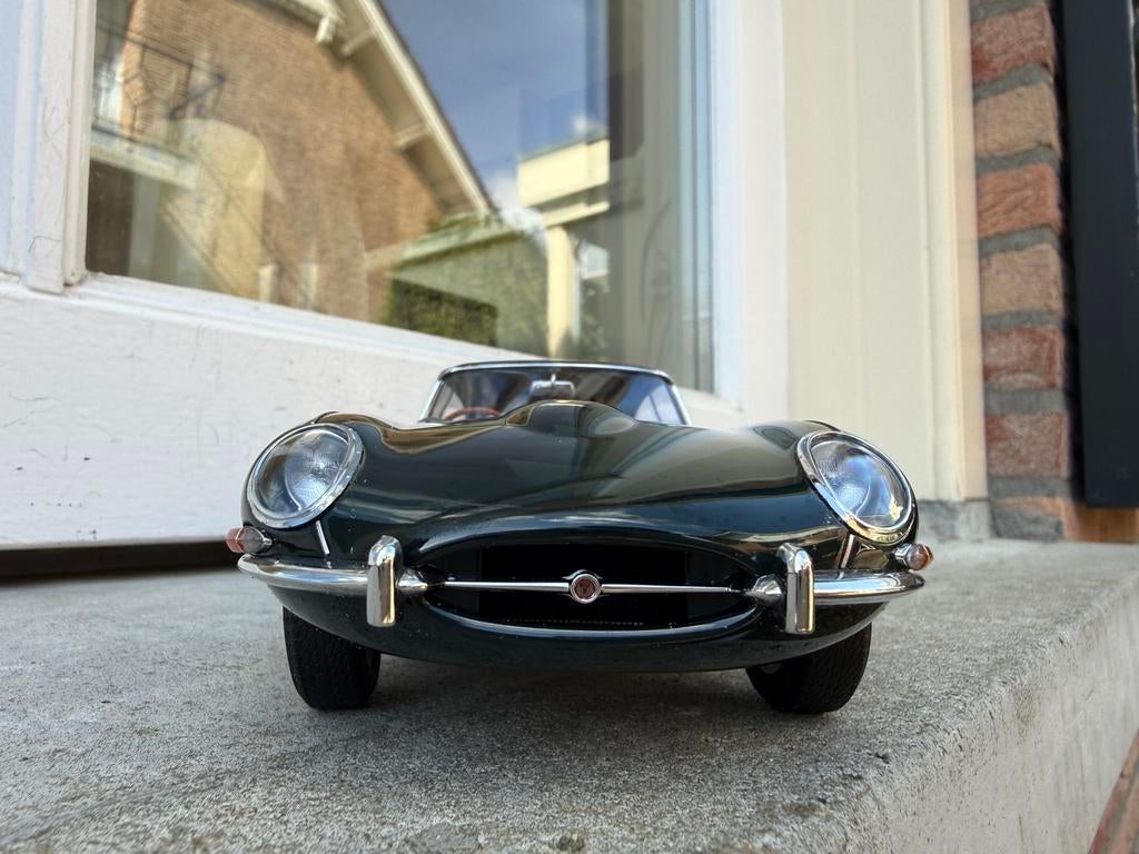 1:18 Jaguar E-Type Coupe Series 1 3.8 groen Autoart 73612, Auto, Autoart, Nieuw, Ophalen of Verzenden