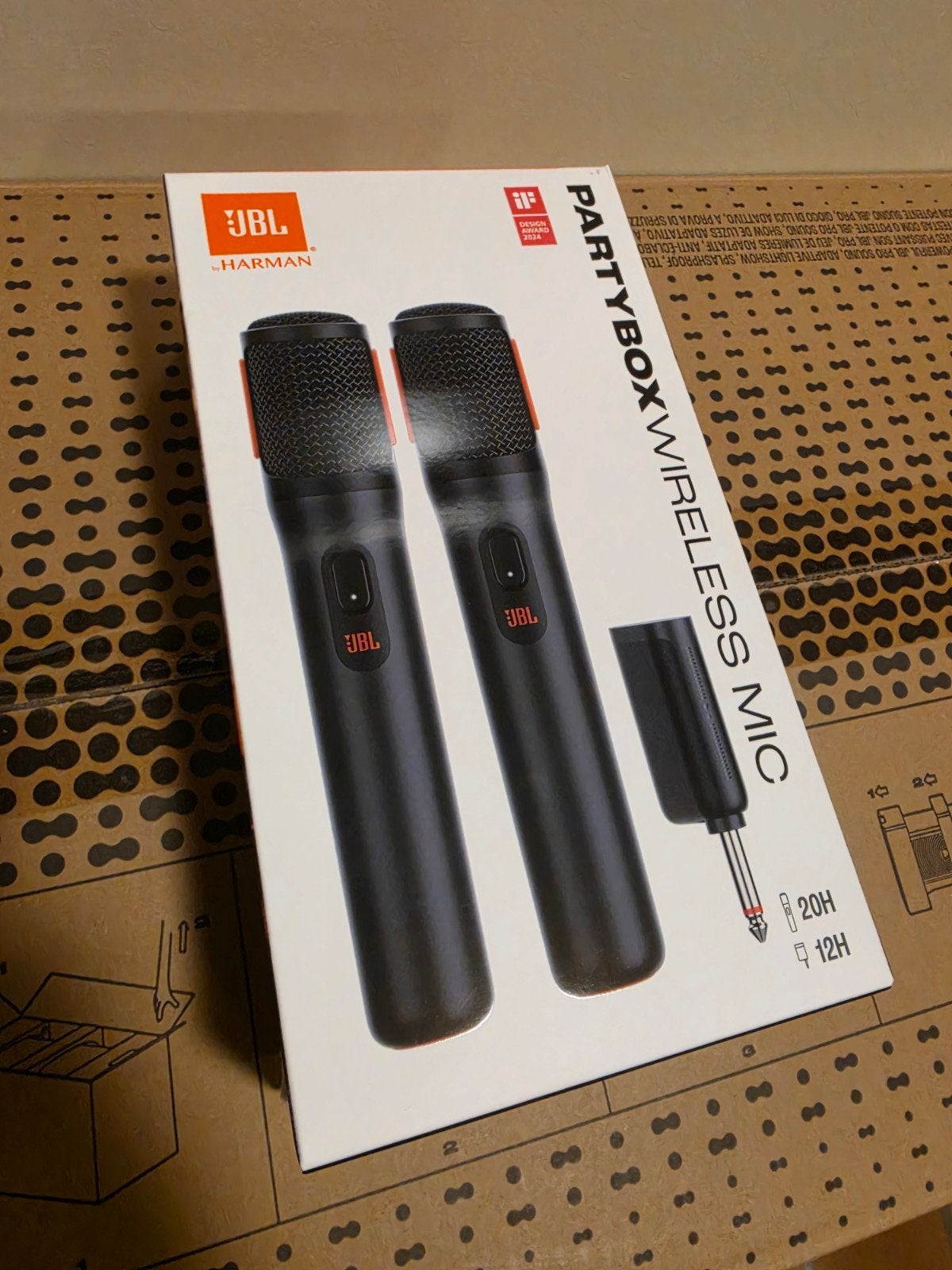 Nieuwe JBL PartyBox draadloze microfoons (set van 2)