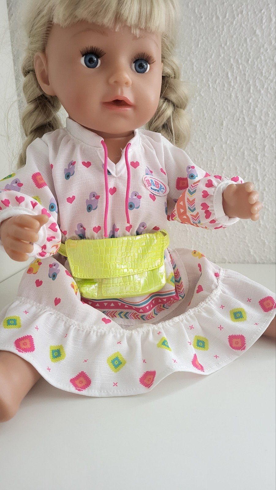 Baby born kleertjes jurkje Babyborn .

Excl.poppen.

Als nie, Ophalen of Verzenden, Zo goed als nieuw, Babypop