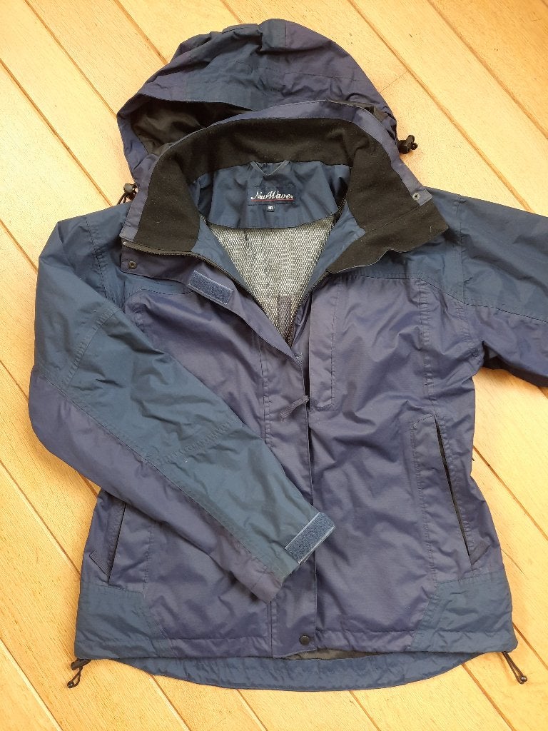 New Wave jack jas regenjas blauw maat 38, Maat 38/40 (M), Blauw, Ophalen of Verzenden, Zo goed als nieuw