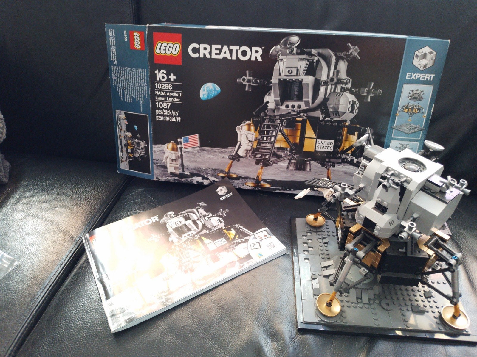 LEGO NASA Apollo 11 Lunar Lander (10266) compleet, Gebruikt, Lego, Ophalen of Verzenden, Compleet