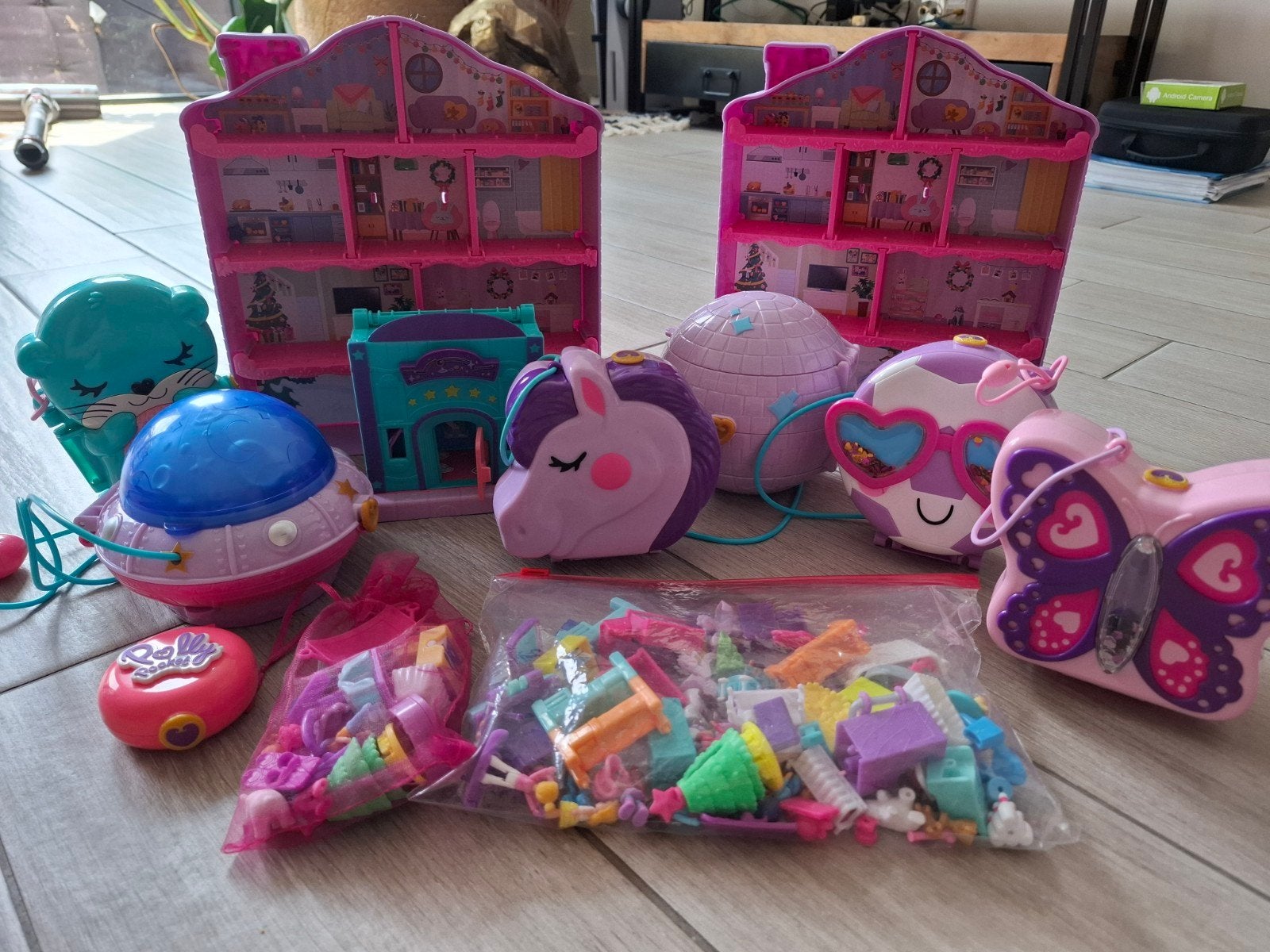 Diversen Polly Pocket verzamelobjecten, Ophalen, Zo goed als nieuw