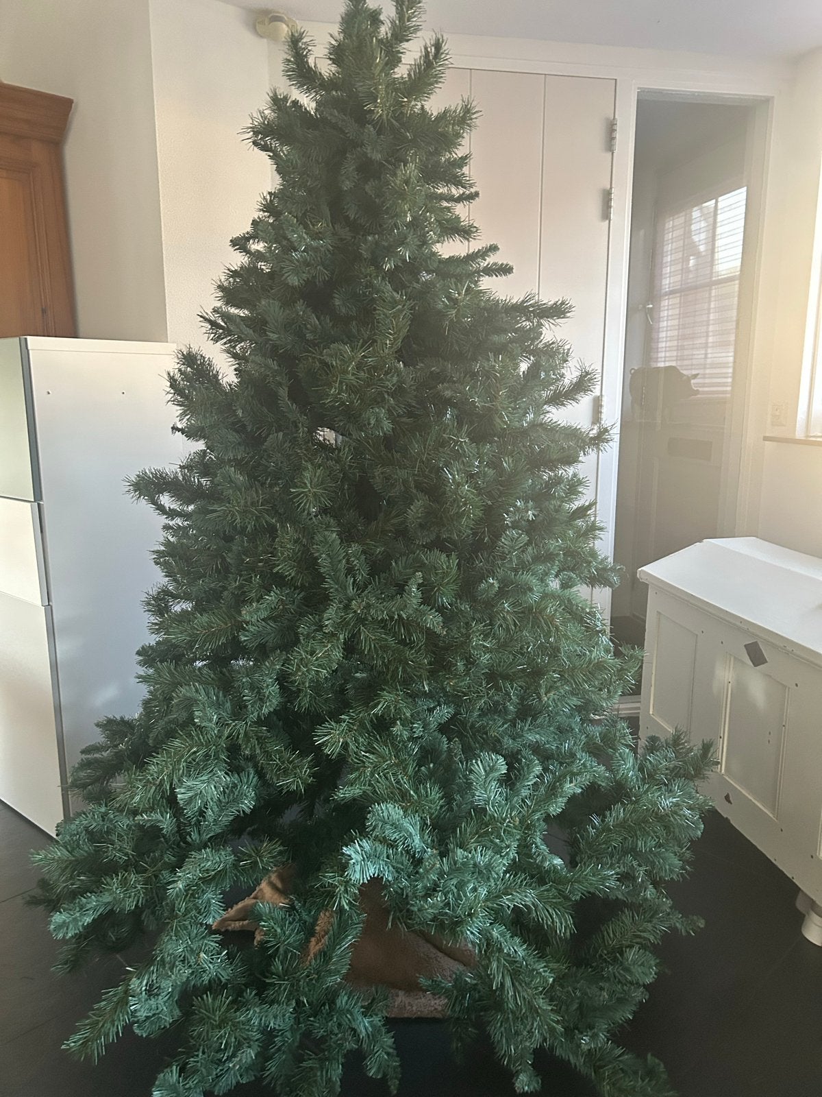 Kerstboom 2 meter ong, Ophalen