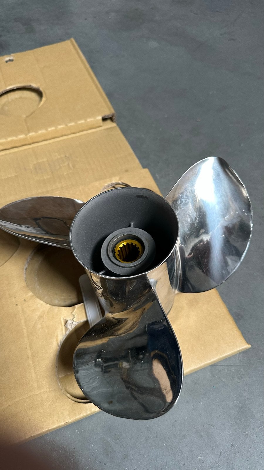 Solas Rubex NS3 RVS Propeller 9431-130-19 met schade !!!), Ophalen, Gebruikt, Motor en Techniek