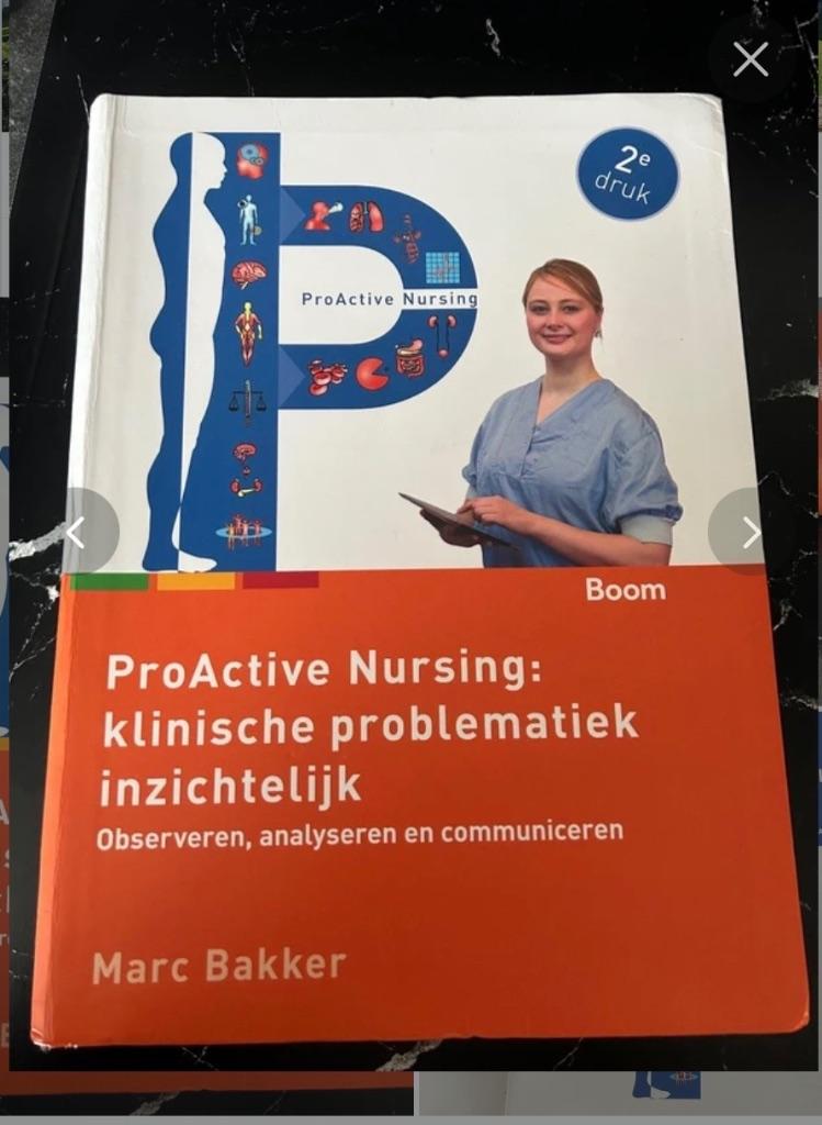 ProActive Nursing studieboek, Boeken, Boom, Zo goed als nieuw, Beta, HBO