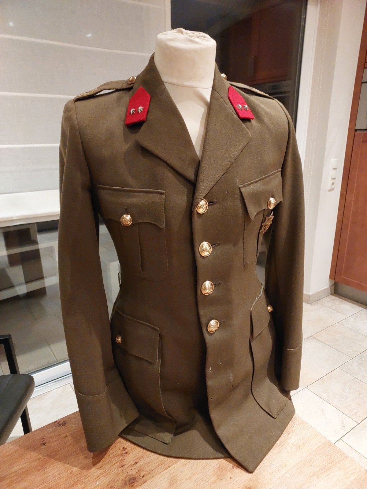 KNIL Nederlands-Indië uniform - Stoottroepen Prins Bernhard, Verzamelen, Ophalen of Verzenden, Landmacht, Nederland, Kleding of Schoenen