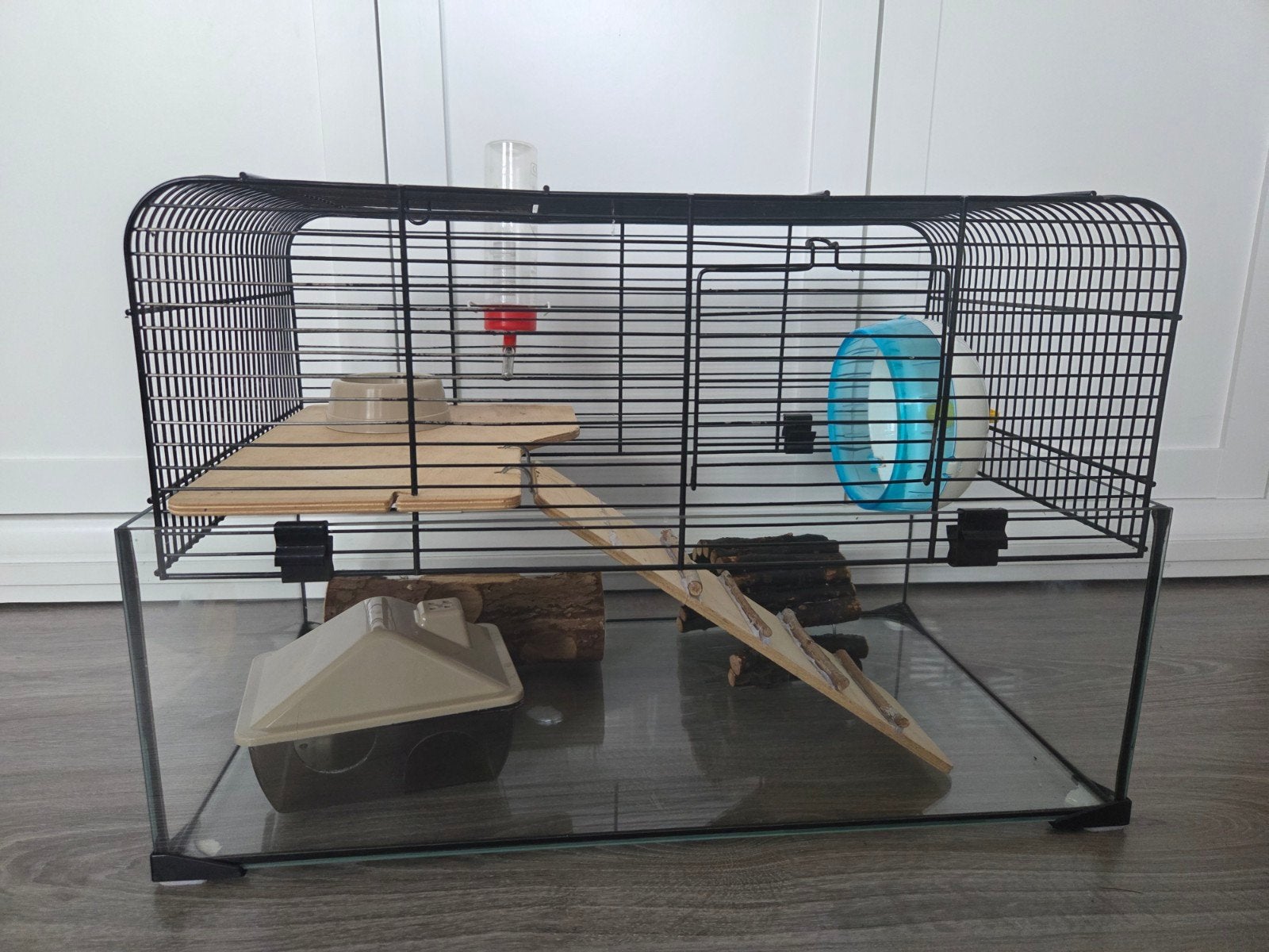 Kooi voor dwerghamster / klein knaagdier. Compleet, Dieren en Toebehoren, Kooi, Gebruikt, Minder dan 75 cm, Ophalen