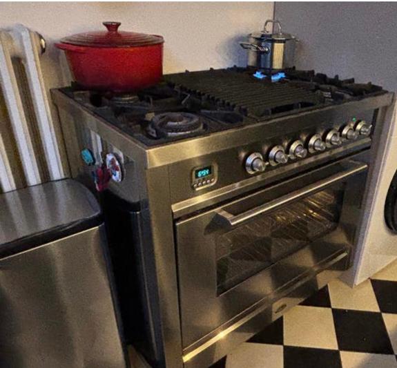 Prachtige de luxe boretti uivoering fornuis!, Witgoed en Apparatuur, Fornuizen, Ophalen, 60 cm of meer, Zo goed als nieuw, Gas