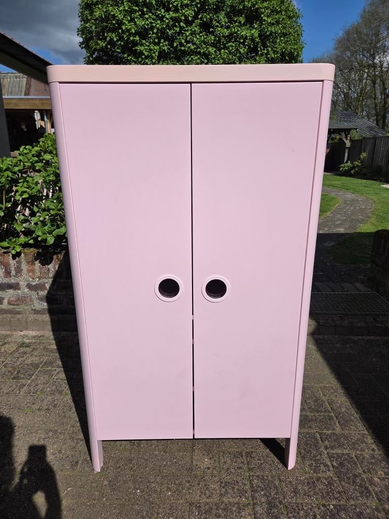 Ikea roze kledingkast / opbergkast, Ophalen, Gebruikt, 100 tot 150 cm, 50 tot 100 cm