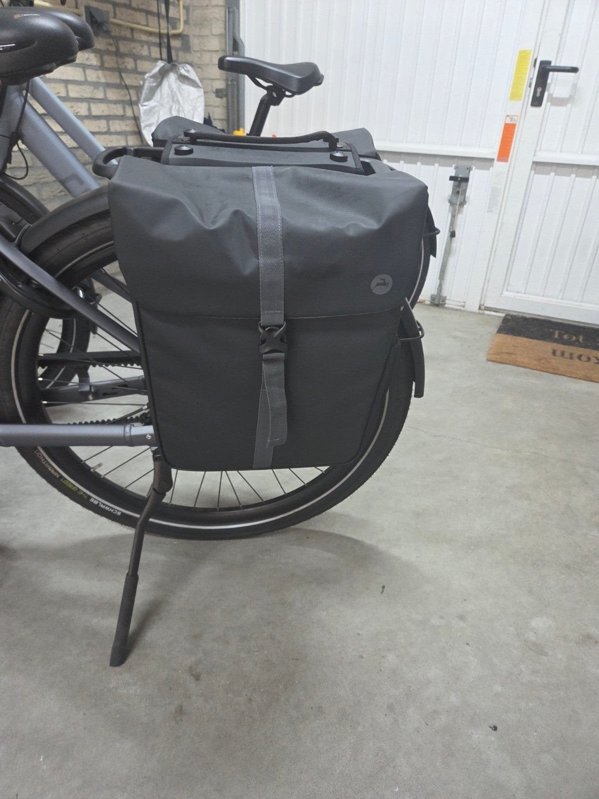 zgan Gazelle dubbele fietstas met Mik adapter 39 ltr, Ophalen of Verzenden, Zo goed als nieuw