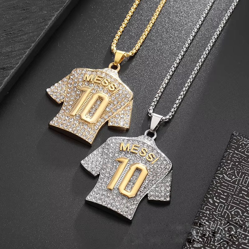 Messi Heren Ketting, Overige kleuren, Verzenden, Nieuw, Overige materialen