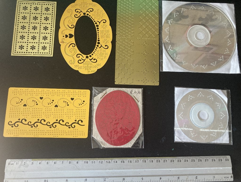 7 borduurmallen, Ophalen of Verzenden, Zo goed als nieuw, Overige typen