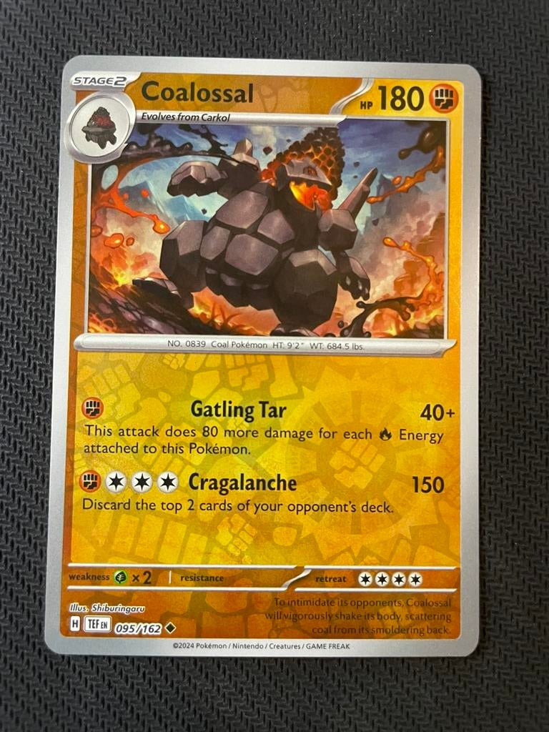 Coalossal 095/162 Reverse Holo Temporal Forces Packfresh, Ophalen of Verzenden, Zo goed als nieuw