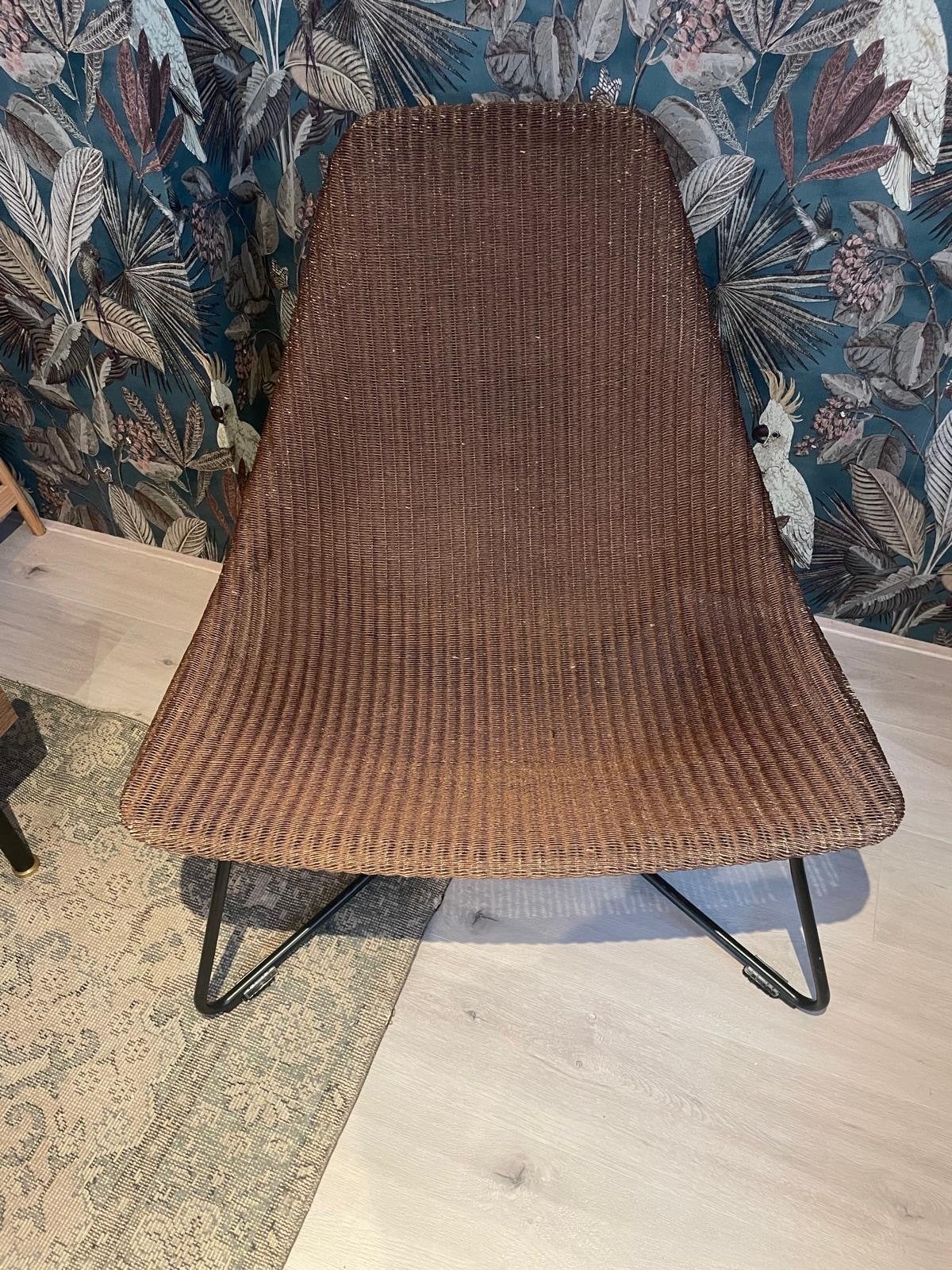 IKEA rieten lounge stoel, Huis en Inrichting, Stoelen, Ophalen, Gebruikt, Bruin, Riet of Rotan