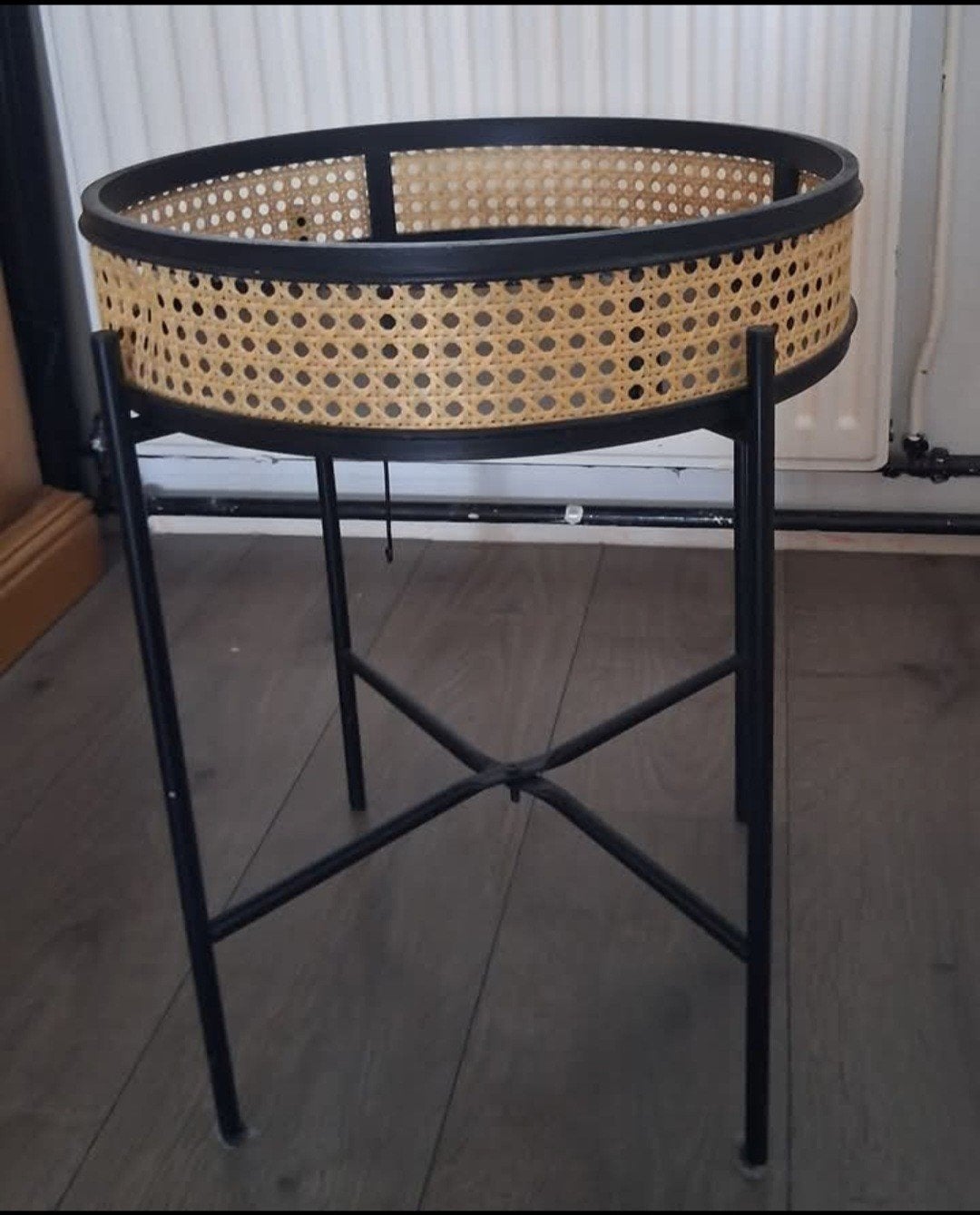 Bijzettafeltje nieuw, Huis en Inrichting, Tafels | Bijzettafels, Minder dan 55 cm, Rond, Nieuw, Ophalen