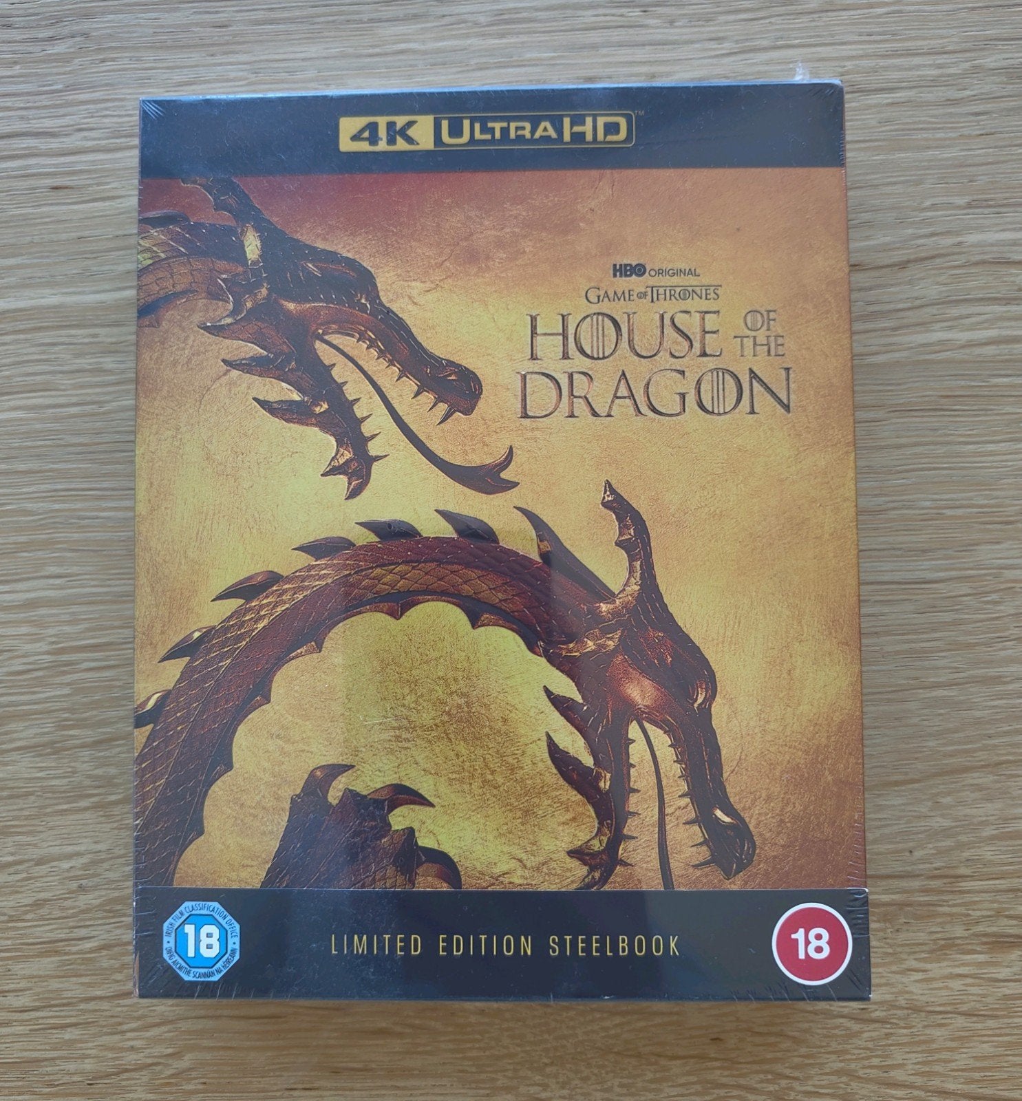 House of the Dragon S1 | 4K steelbook (limited ed.), Cd's en Dvd's, Dvd's | Science Fiction en Fantasy, Vanaf 18 jaar, Engels