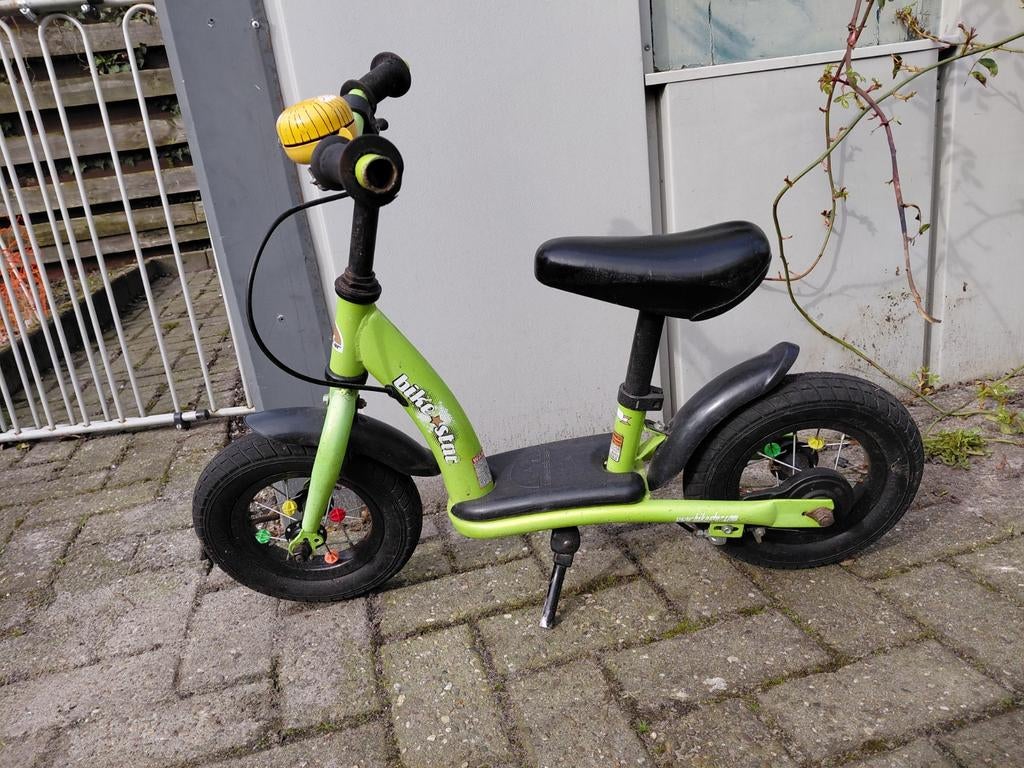 Groene Bike Star Loopfiets voor Kinderen, Fietsen en Brommers, Steps, Gebruikt, Overige typen, Ophalen
