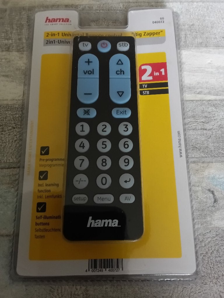 Afstandsbediening TV/STB, Ophalen of Verzenden, Nieuw, Universeel, Tv