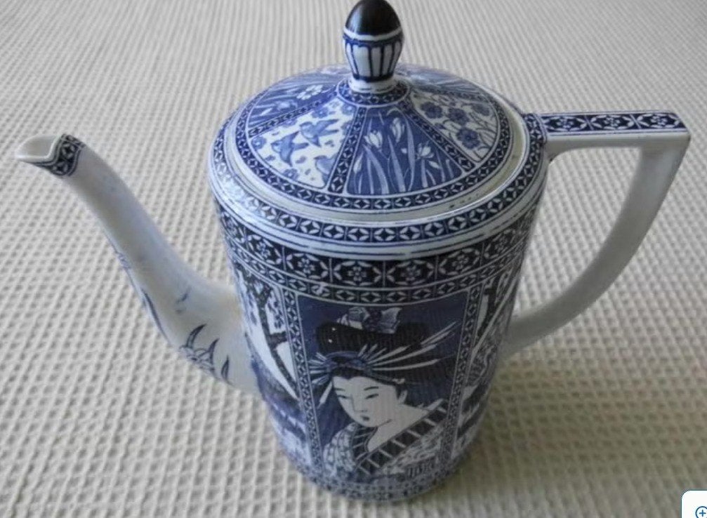 societe ceramique nippon koffiepot, Ophalen of Verzenden
