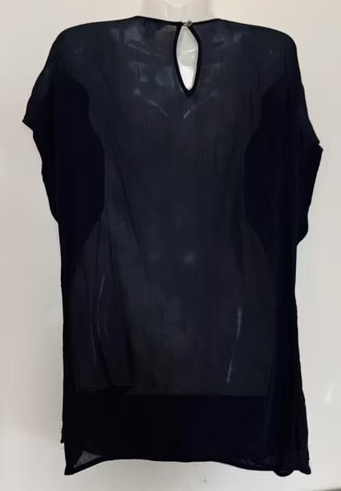 Monsoon blauwe blouse maat 46[v], Ophalen of Verzenden, Zo goed als nieuw, Maat 46/48 (XL) of groter, Blauw