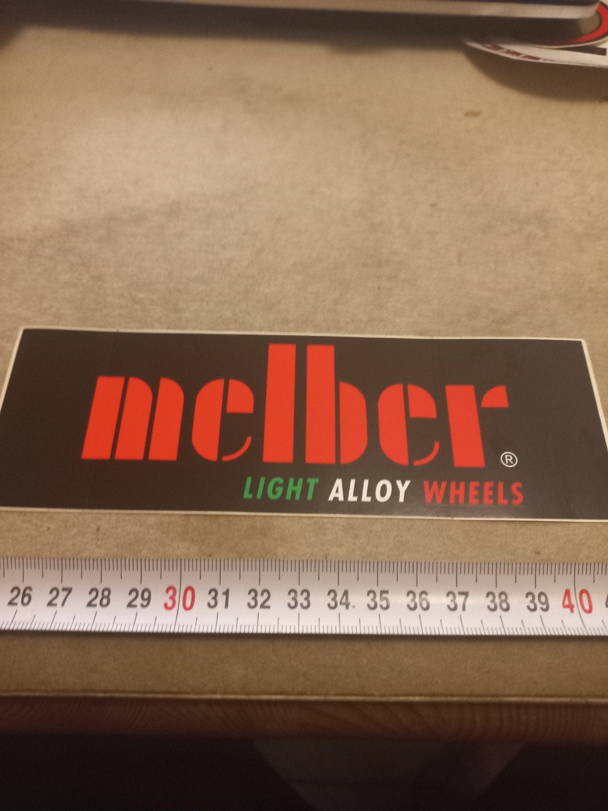 Melber Light Alloy Wheels Sticker, Ophalen of Verzenden, Nieuw