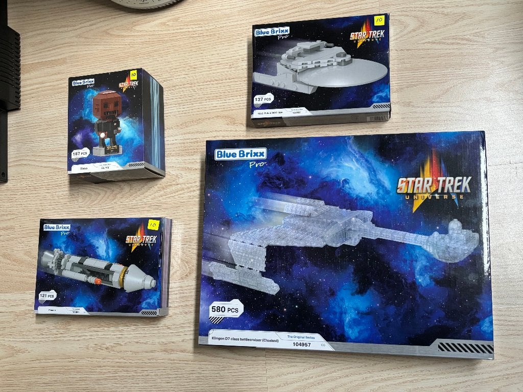 Star Trek verzameling Bluebrixx (blue brixx) sets, Ophalen of Verzenden, Nieuw, Overige merken