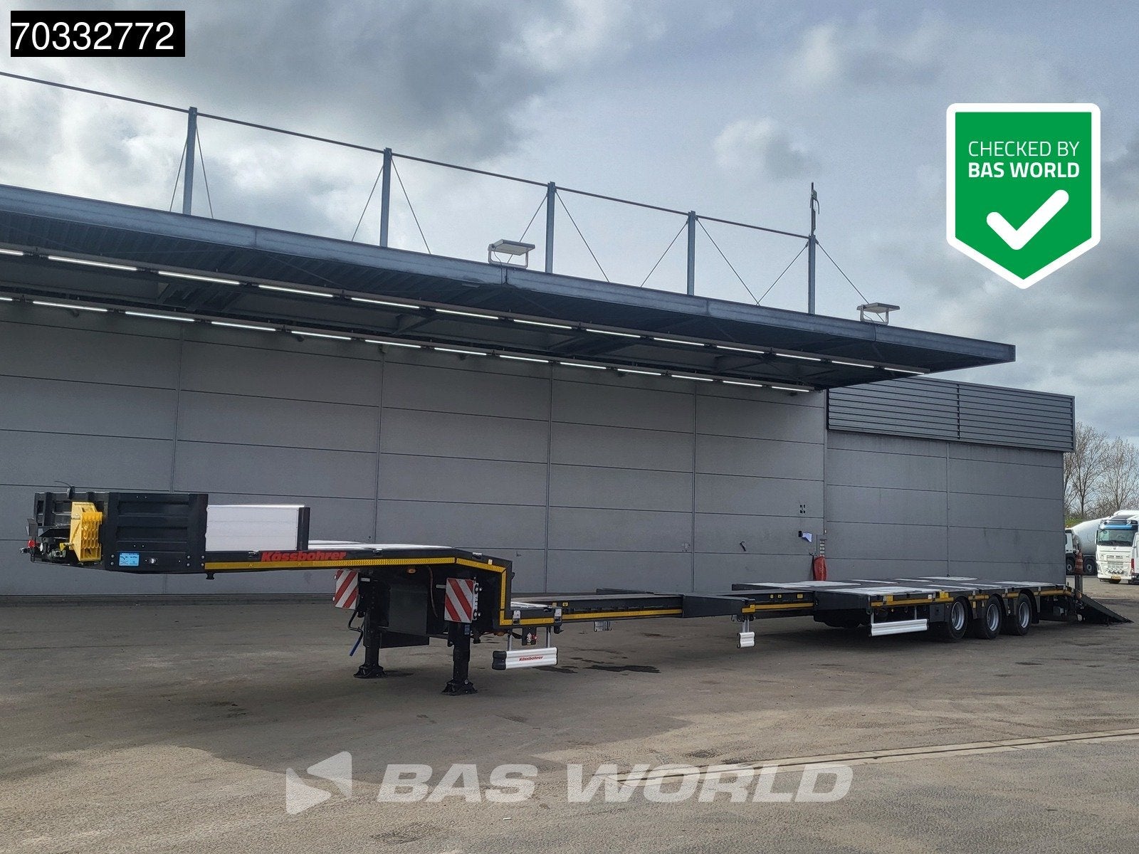 Kässbohrer LB3E Lift + Steering Axle Extandable 520cm, Auto's, Stof, Overige brandstoffen, Bedrijf, Zilver of Grijs