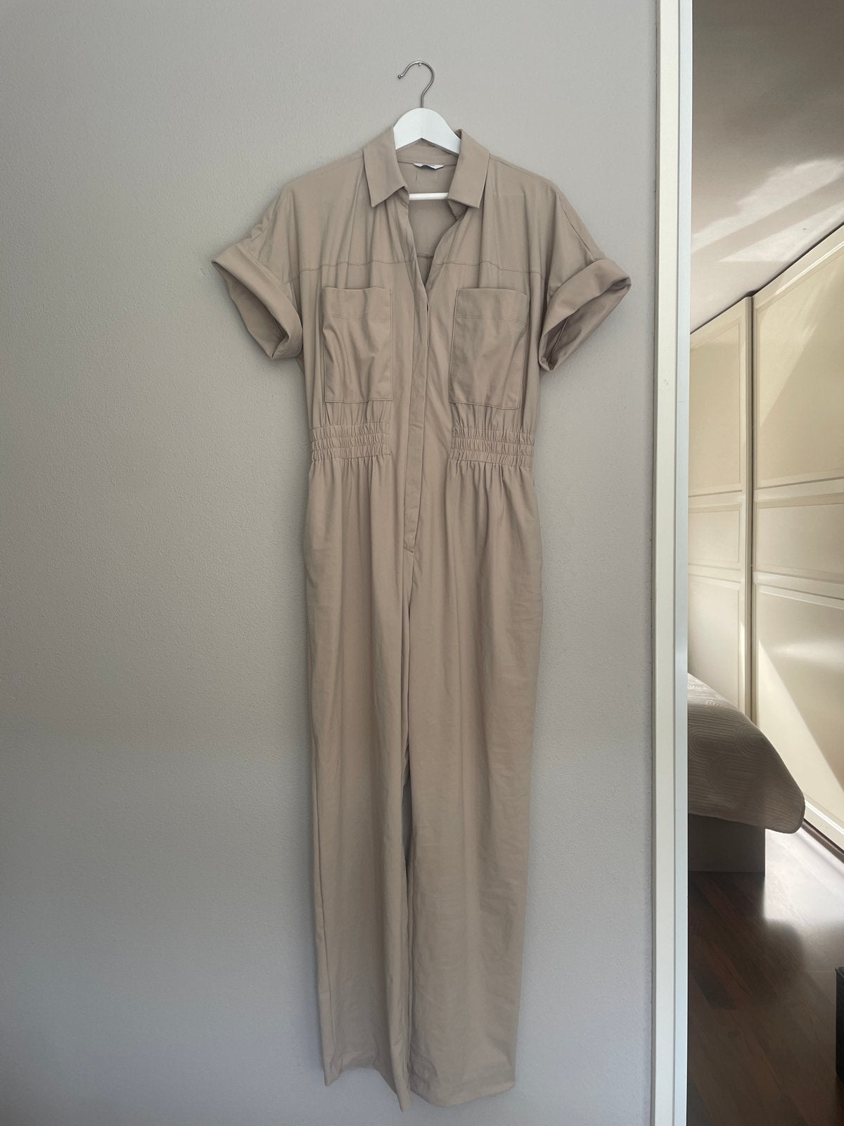 PENN & INK Beige Jumpsuit - Getailleerd & Comfortabel, Kleding | Dames, Penn & Ink, Beige, Ophalen of Verzenden, Zo goed als nieuw