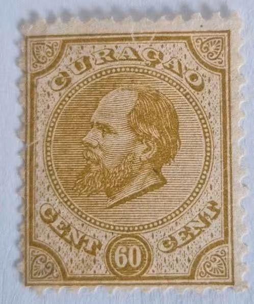 Curaçao 1873-1898 - nvph 10D - Koning Willem III, Ophalen of Verzenden, Postfris