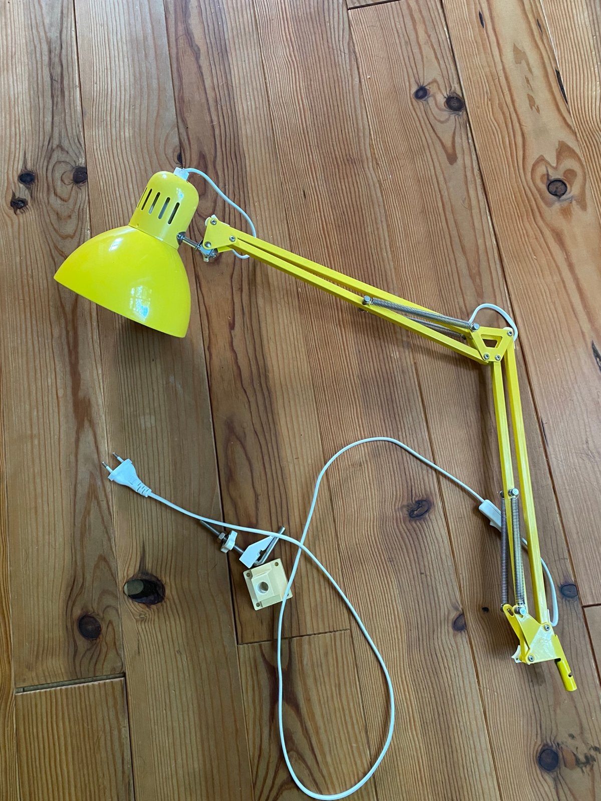Bureaulamp IKEA geel, Gebruikt, Geel, Ophalen, Metaal