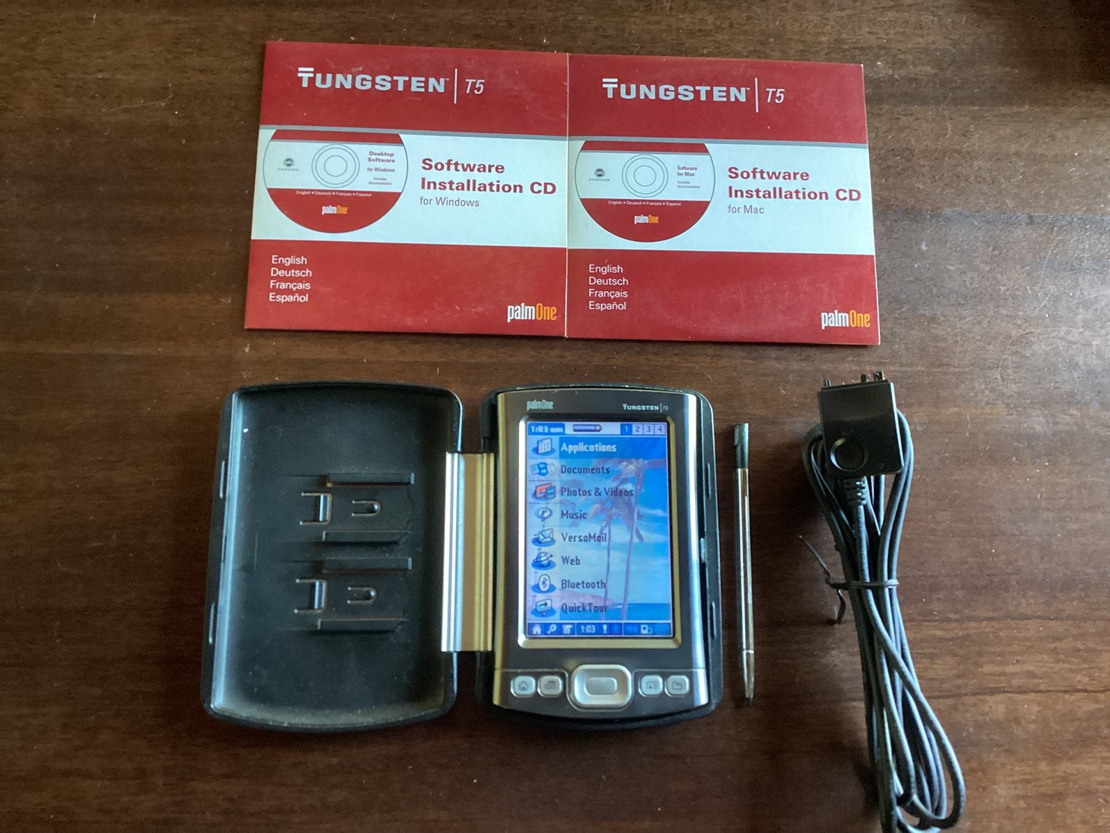 Vintage palmOne Tungsten T5 PDA - In werkende staat!, Ophalen, Gebruikt, Palm