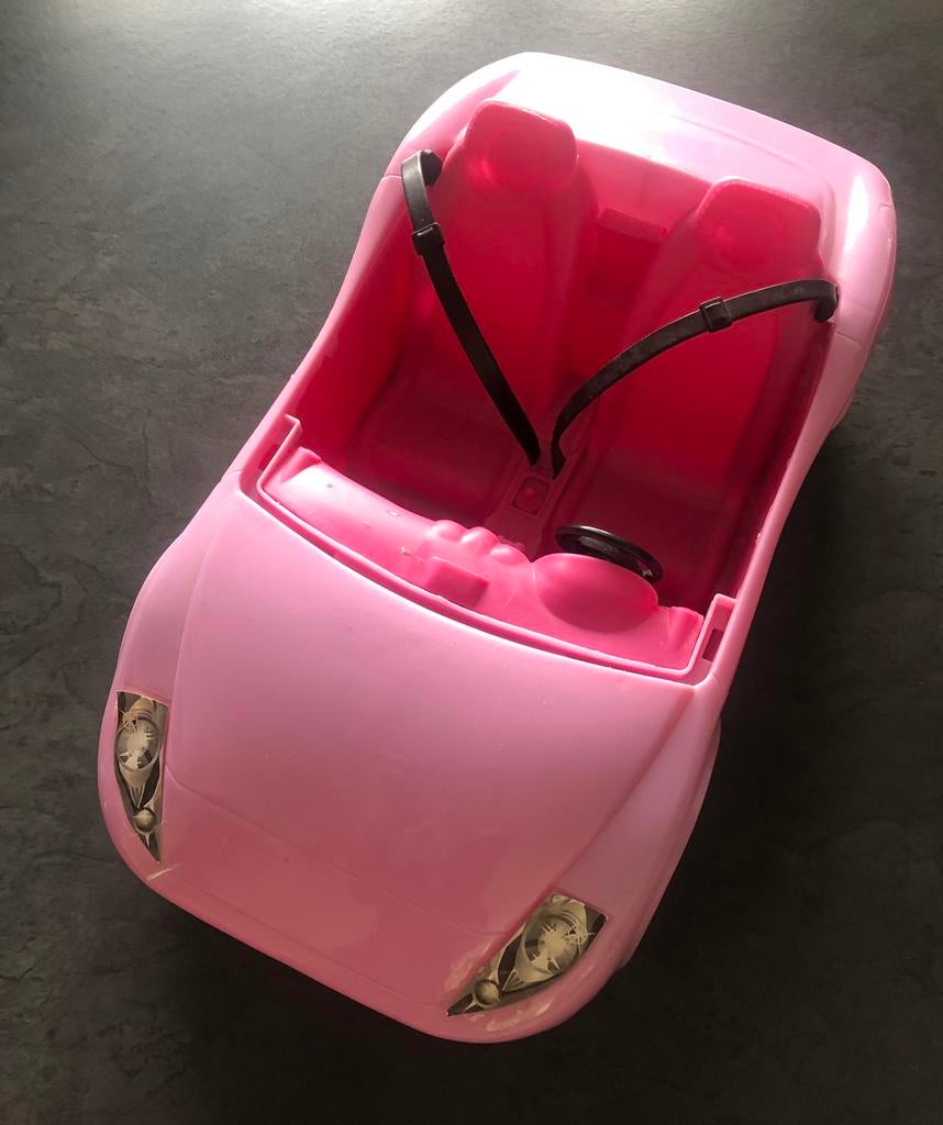 Roze speelgoedauto voor een barbiepop. Ongeveer 34x17,5cm, Kinderen en Baby's, Speelgoed | Overig, Ophalen, Gebruikt, Meisje