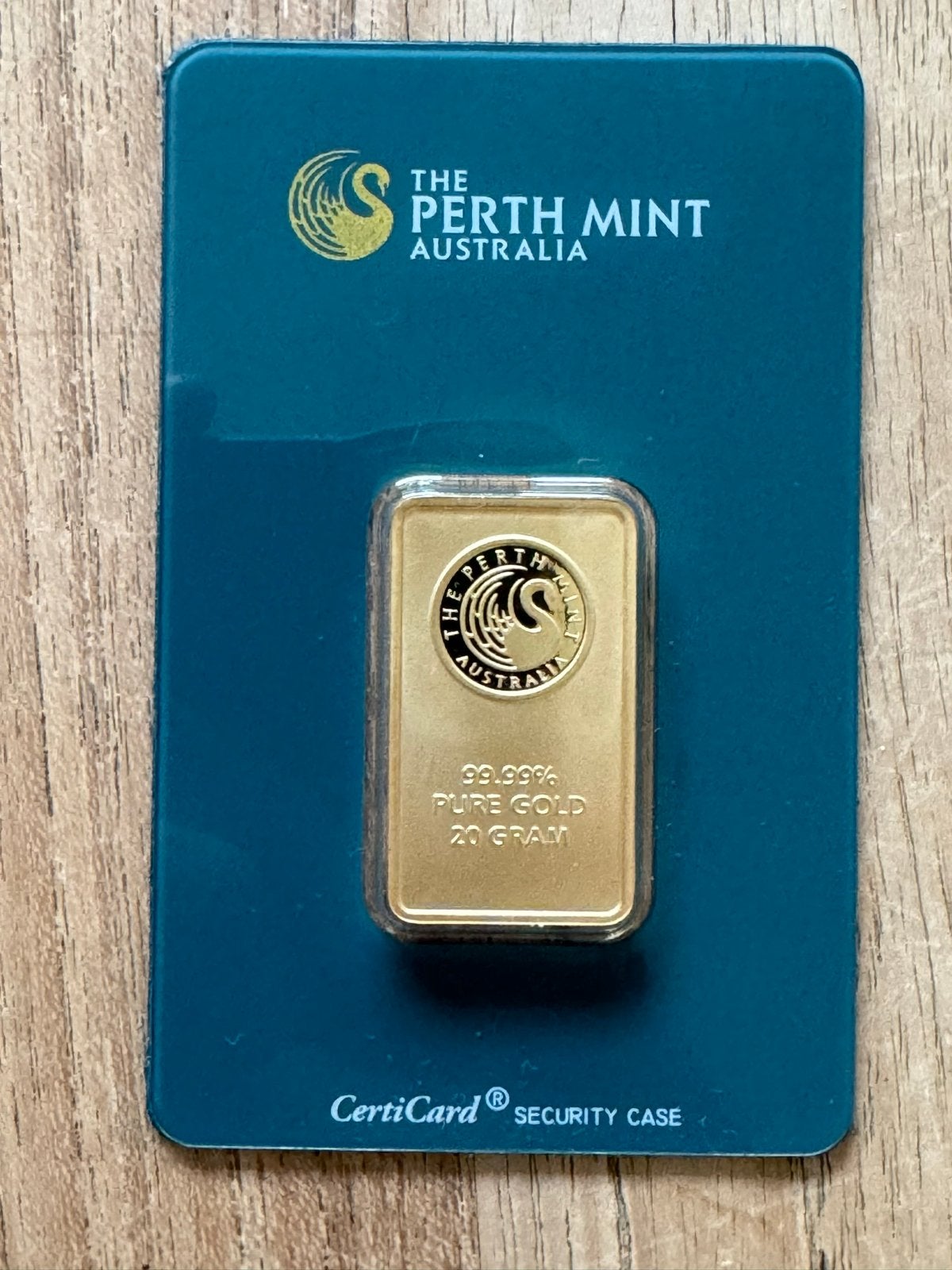 The Perth Mint 20 gram goudbaar 99.99% puur goud, Ophalen of Verzenden, Goud