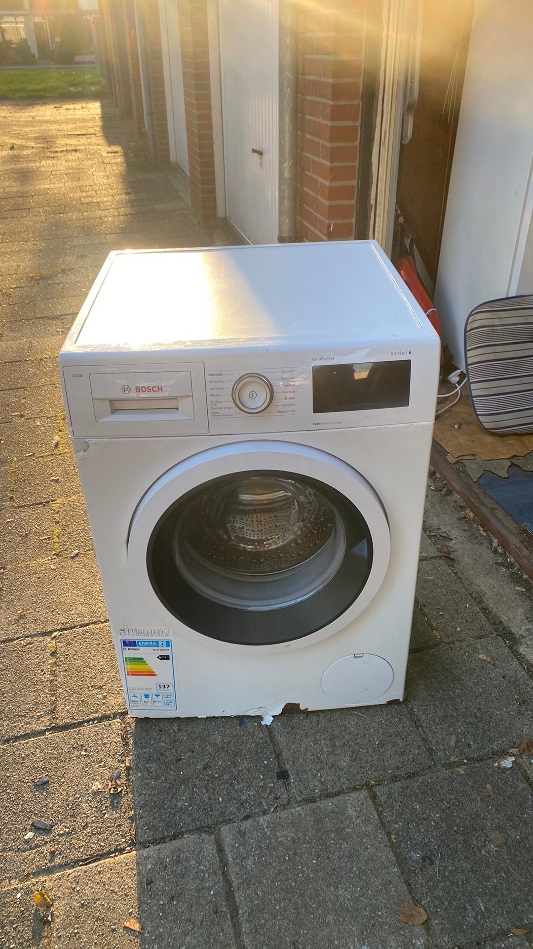 Wasmachines 8 kilo bosch goed werk