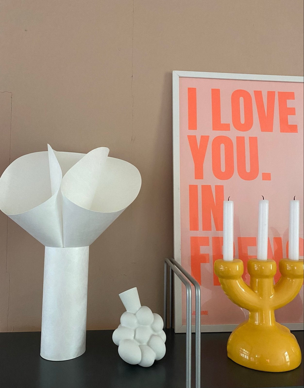 Witte Ikea lamp, Modern Design, Overige materialen, E14 (klein), Wit, Zo goed als nieuw