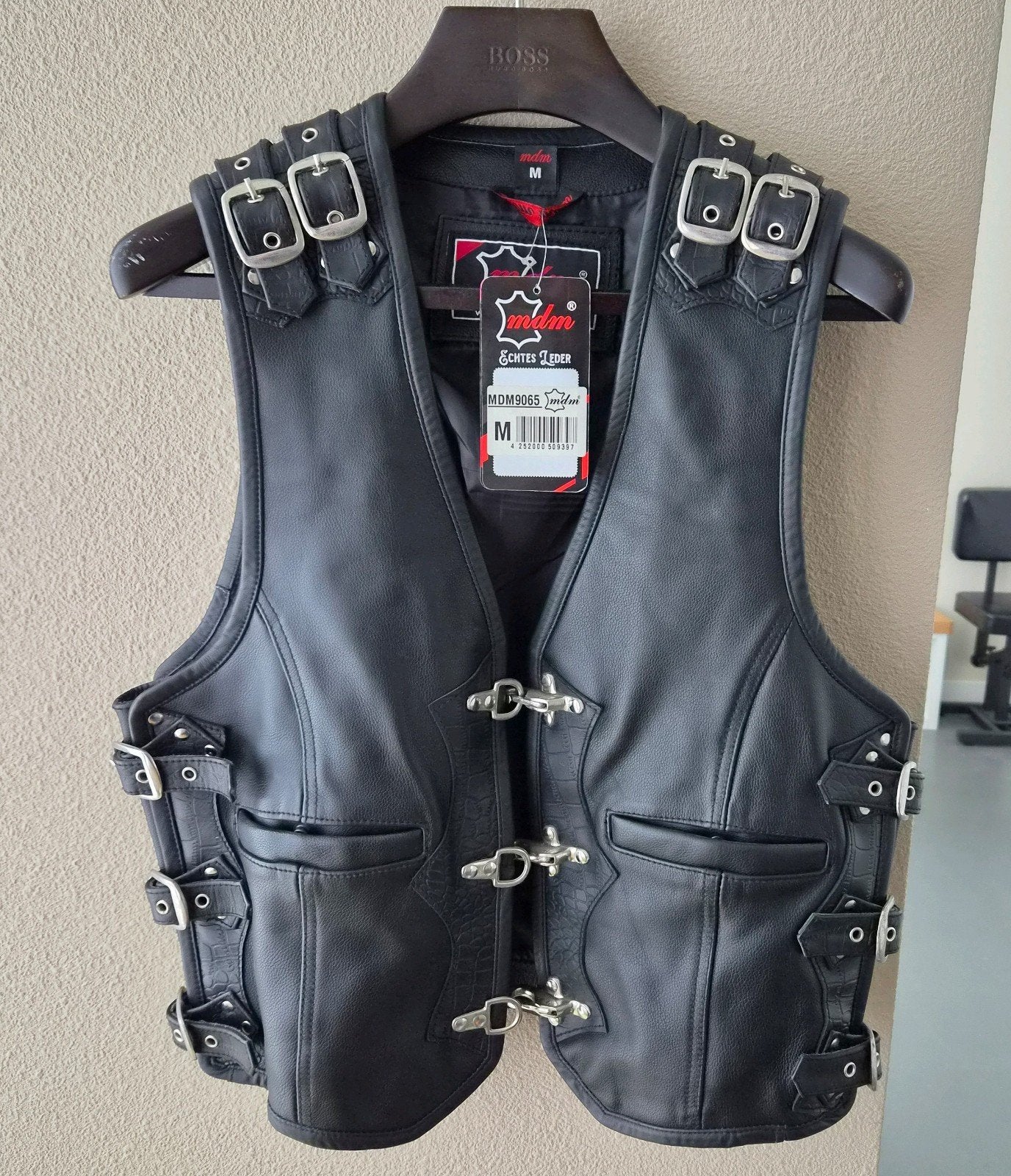 Nieuwe Leren Motor Hesjes - Diverse Modellen, Motoren, Ophalen of Verzenden, Nieuw met kaartje, Heren, Overige typen