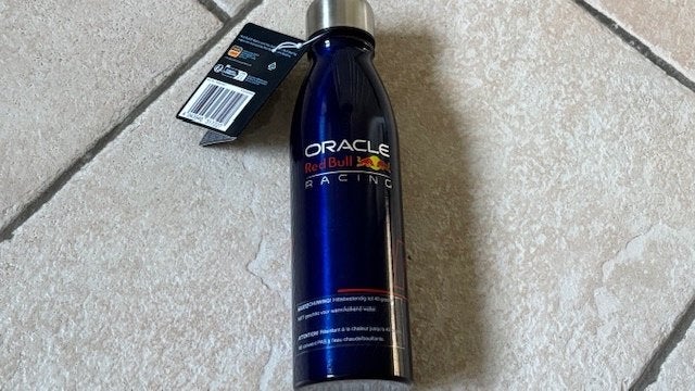 Redbull racing Max Verstappen waterfles, drinkfles aluminium, Ophalen of Verzenden, Nieuw