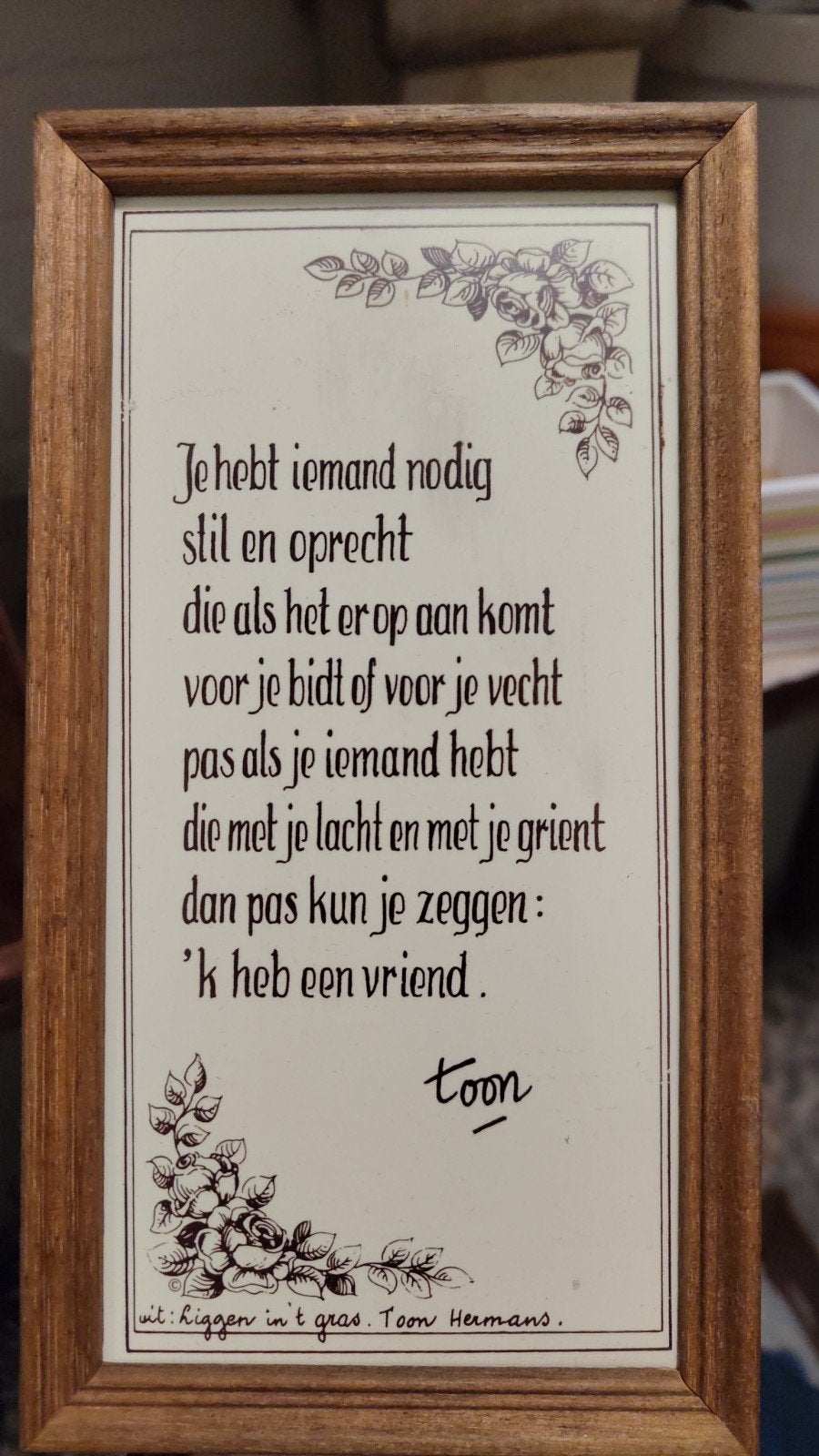 Vintage Toon Hermans decoratie, Antiek en Kunst, Ophalen of Verzenden