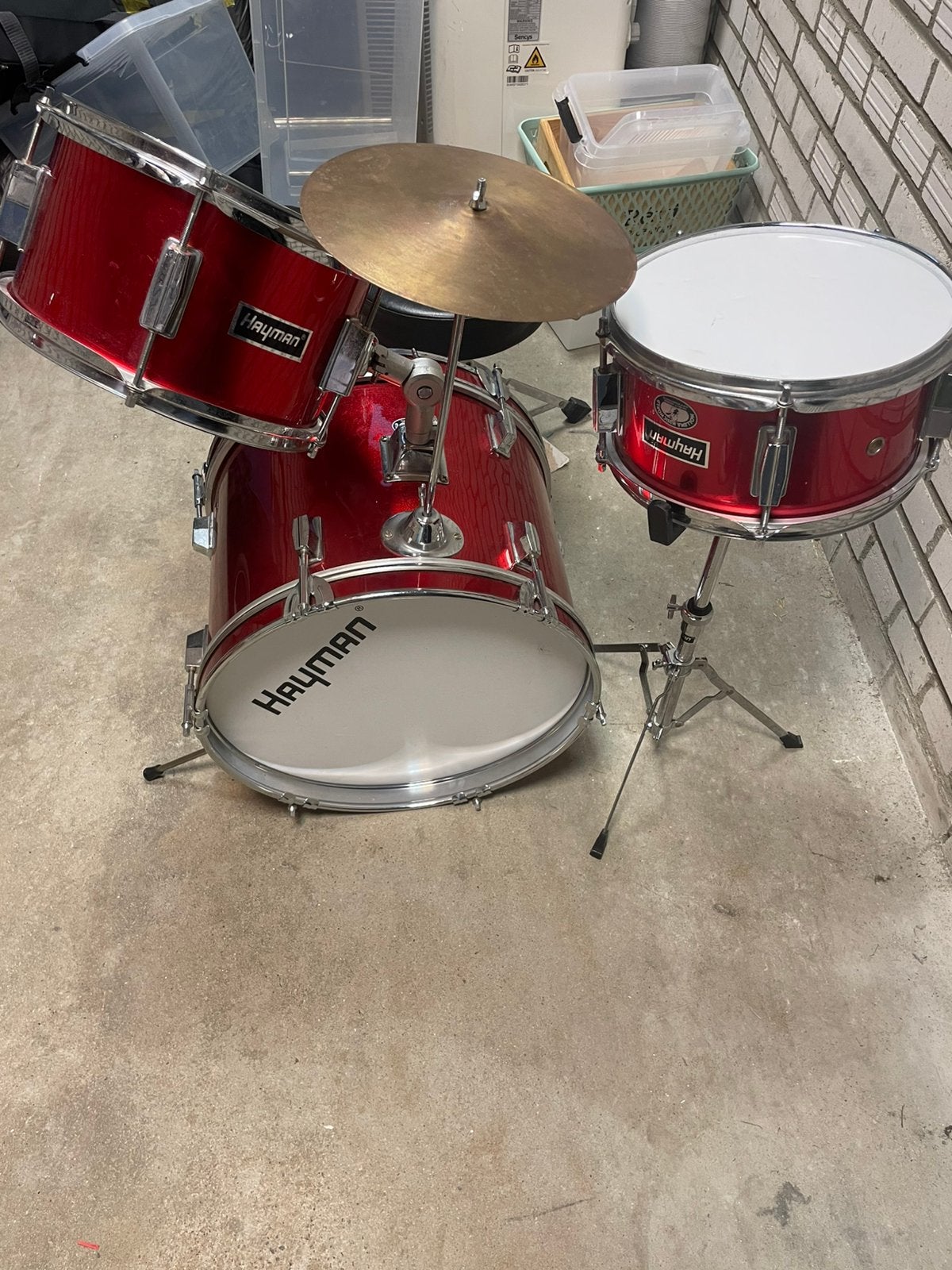 Kinder drumstel, Muziek en Instrumenten, Ophalen, Gebruikt, Overige merken