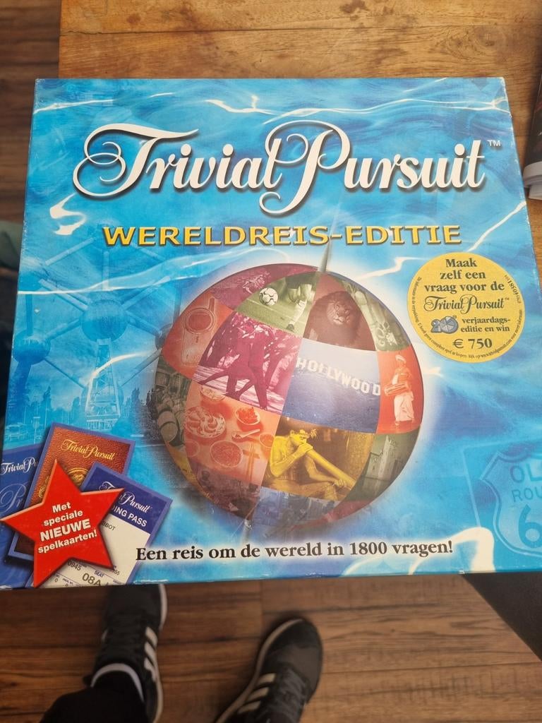 Trivial Pursuit Wereldreis-editie, Hobby en Vrije tijd, Gezelschapsspellen | Bordspellen, Ophalen of Verzenden