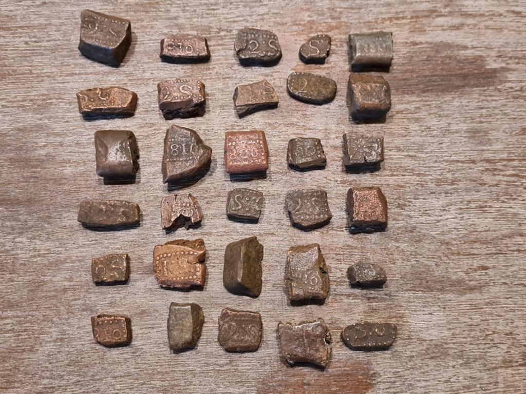 Set 30x bonk Nederlands Indië, Ophalen of Verzenden, Gebruikt