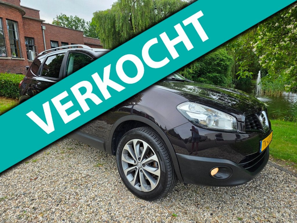 Nissan Qashqai +2 2.0 Tekna 4WD 7-PERSOONS, Auto's, Nissan, Euro 5, Gebruikt, 7 stoelen, Leder