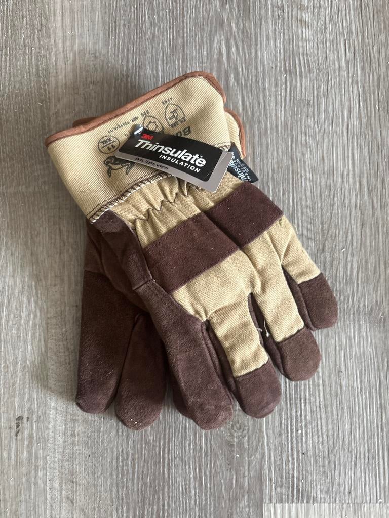 Bull-Flex werkhandschoenen splitleder 3M Thinsulate nieuw, Kleding | Heren, Mutsen, Sjaals en Handschoenen, Ophalen of Verzenden
