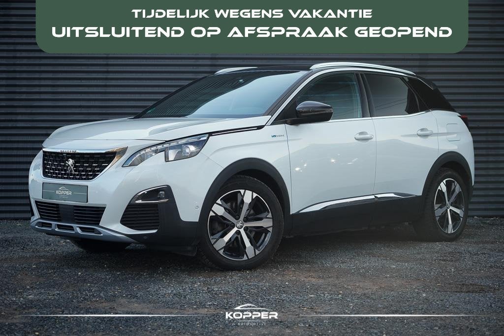 Peugeot 3008 1.6 HYbrid4 300 Première Pack Avantage GT / Pa, Auto's, Peugeot, Automaat, Euro 6, 4 cilinders, Wit